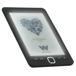 Woxter - EReader Scriba 195 Paperlight, 4GB, 6" E-Ink Pearl Retroiluminada, Negro