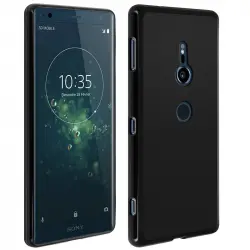 Avizar Funda de Silicona Flexible Negra para Sony Xperia XZ2
