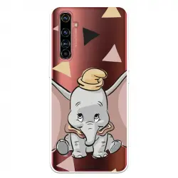 Funda Para Realme X50 Pro Oficial De Disney Dumbo Silueta Transparente - Dumbo