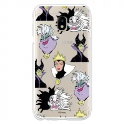 Funda Para Samsung Galaxy J3 2017 Europeo Oficial De Disney Villanas Patrón - Villanas Disney