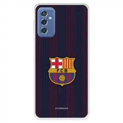 Funda para Samsung Galaxy M52 5G Licencia Oficial FC Barcelona Rayas Blaugrana