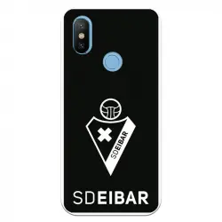Funda Para Xiaomi Mi A2 Del Eibar Escudo Fondo Negro - Licencia Oficial Sd Eibar