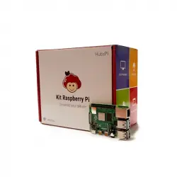 HutoPi Kit Raspberry Pi 4 Model B 2GB + Tarjeta MicroSD 32GB + Carcasa + Cargador