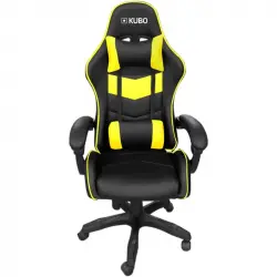 Kubo Silla Gaming Ergonómica con Reposacabezas Amarilla