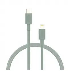 Nubbeh Elisium Cable USB-C a Lightning 1m 2a Verde
