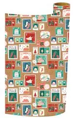 Papel de regalo Navidad Legami Stamps