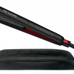 Plancha de pelo - Revlon RVST2211 Digital, 25 mm, 10 temperaturas, Hasta 235 °C, Negro