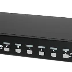 Startech Kit Conmutador KVM USB 8 Puertos Rack 1U