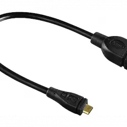 Adaptador OTG USB a MicroUSB - Hama 078426, cable de 10 cm