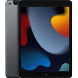 APPLE iPad (2021 9ª gen), 64 GB, Gris espacial, WiFi + Cell, 10.2", Retina, Chip A13 Bionic, iPadOS