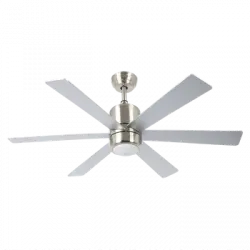 Bastilipo - Mónaco Niquel Led - Ventilador De Techo Led Con Mando A Distancia