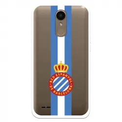 Funda Para Lg K10 2017 Del Rcd Espanyol Escudo Albiceleste Escudo Albiceleste - Licencia Oficial Rcd Espanyol