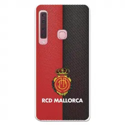 Funda Para Samsung Galaxy A9 2018 Del Mallorca Rcd Mallorca Diagonales Transparente - Licencia Oficial Rcd Mallorca