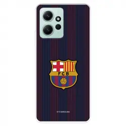 Funda Para Xiaomi Redmi Note 12 4g Del Fc Barcelona Rayas Blaugrana - Licencia Oficial Fc Barcelona