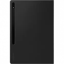 Funda tablet - Samsung Note View Cover EF-ZX800PBEGEU, Para Galaxy Tab S7+, S7 FE, S8+, Tapa de libro, Black