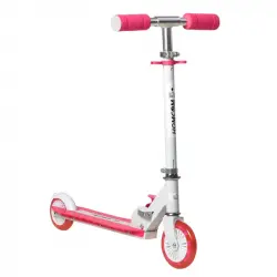 Homcom Patinete Infantil Plegable 2 Ruedas Rosa