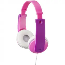 JVC HA-KD7 Auriculares Infantiles con Limitador de Sonido Rosa/Púrpura