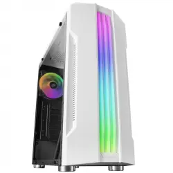 Mars Gaming MCK Cristal Templado RGB USB 3.0 Blanca