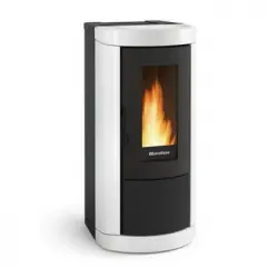 Nordica Extraflame Estufa De Pellets De Leña 8kw Blanca - Miettaevoblanc