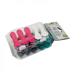 Pinzas clip antideslizantes x10