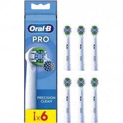 Recambio para cepillo dental - Oral-B Pro Precision Clean, Cabezales De Recambio, Pack 6 Unidades