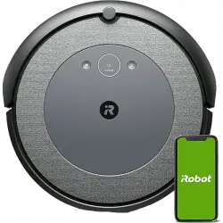 Robot aspirador - IROBOT Roomba I5, 33 W, 0.4 l, Dirt detected, 2 cepillos, Limpieza por voz, Gris