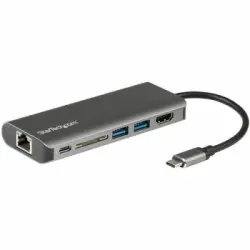 Startech.com Adaptador Multipuertos Con Hdmi - Lector Sd - 2xa 1xc - Pd 3.0, Alámbrico, U