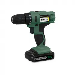 Stayer BHL118K Taladro Atornillador + 2 Baterías 18V + Cargador + Maletín