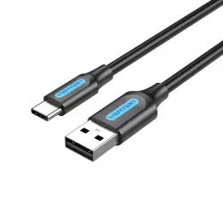 Vention COKBH Cable USB 2.0 Tipo A Macho a USB Tipo C Macho 3A 2m Negro