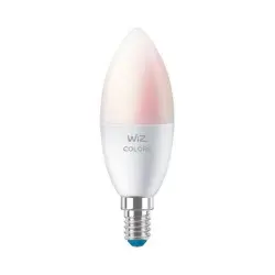 Bombilla inteligente color WiZ Vela C37 E14 40W