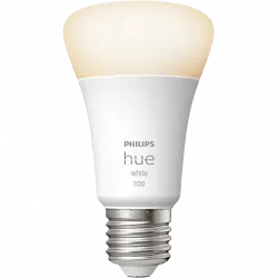 Bombilla Inteligente - Philips Hue A60 E27, Luz Cálida Regulable, 75 W, Compatible con Alexa y Google Home