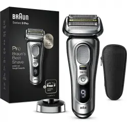 Braun Series 9 Pro 9417S Afeitadora Seco/Mojado Inalámbrica con Pantalla LED Plata