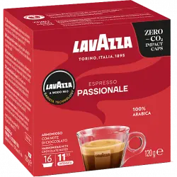 Cápsulas monodosis - Lavazza PASSIONALE Contiene 16 cápsulas de café