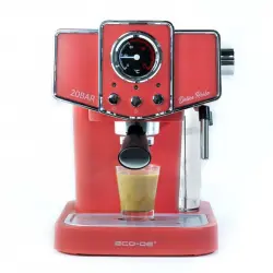 ECO-DE Delice Cafetera Espresso 20 Bares Roja