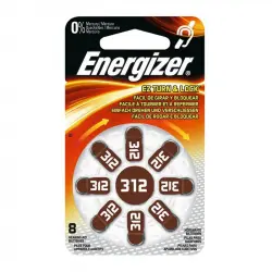 Energizer Powerseal 312 Pilas para Audífono 8 Unidades