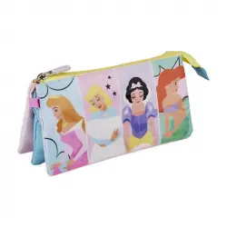 Estuche Escolar Princesses Disney Rosa (11,5 X 2 X 22,5 Cm)