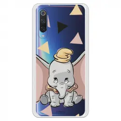 Funda Oficial Disney Dumbo Silueta Transparente Para Xiaomi Mi 9