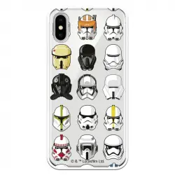 Funda Para iPhone X Oficial De Star Wars Patrón Cascos - Star Wars