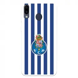 Funda Para Samsung Galaxy M20 Del Fútbol Club Oporto Escudo Rayas - Licencia Oficial Fútbol Club Oporto
