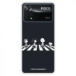 Funda Para Xiaomi Poco X4 Pro Oficial De Peanuts Personajes Beatles - Snoopy