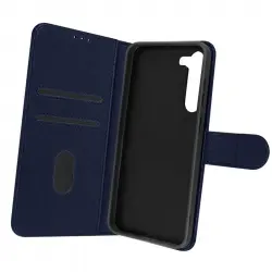 Funda Samsung Galaxy S23 Plus Tarjetero Soporte Vídeo Azul