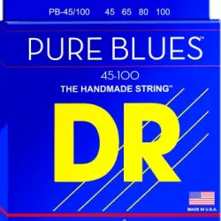 Juego De Cuerdas Para Bajo Dr Pb-45/100 Pure Blues