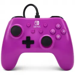 PowerA Mando con Cable Morado para Nintendo Switch