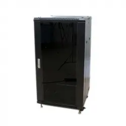 Powergreen Armario Rack 19" 32U 80x80 Puerta Delantera Cristal y Puerta Trasera Metálica