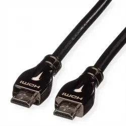 Roline Cable HDMI 2.0 Ultra HD 4K 60hz con Ethernet Macho/Macho 10m Negro