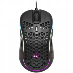 Sharkoon Light2 S RGB Ratón Gaming 6200 DPI Negro