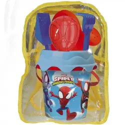 Smoby Mochila de Playa con Accesorios para Arena y Agua Spidey