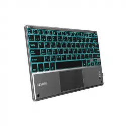 Subblim Smart Backlit Teclado Bluetooth con Touchpad Gris