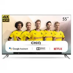 Tv Led 55" Chiq H7a, 4k Uhd, Smart Tv Android 9.0