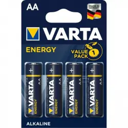Varta Energy Pilas Alcalinas AA Pack 4 Unidades